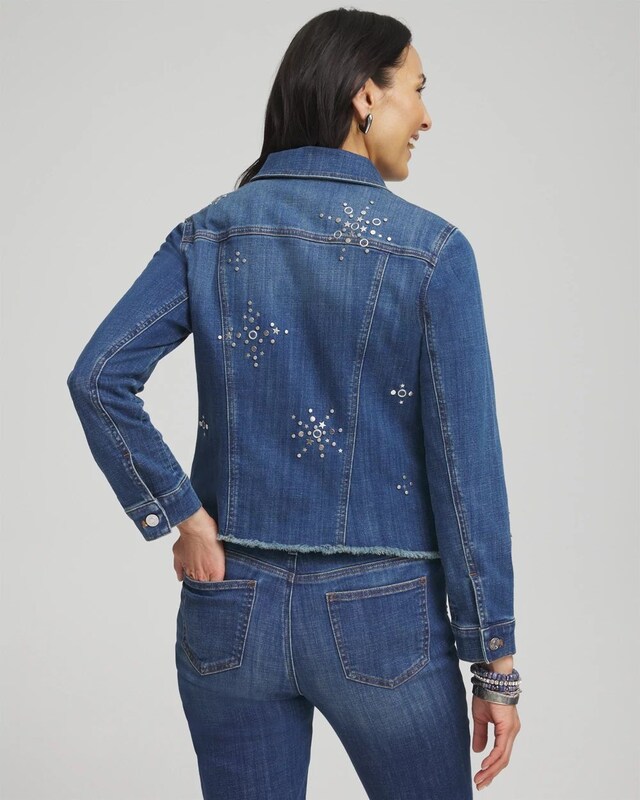 Americana Fireworks Denim Jacket - image 3